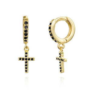 Pendientes Arito Cruz Circonitas Pendientes Arito Cruz Circonitas