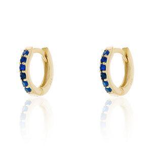 Pendientes Arito Circonitas Oro Pendientes Arito Circonitas Oro