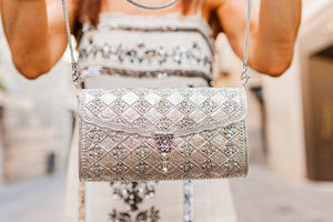 Bolso de Plata Damero Bolso de Plata Damero