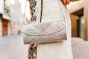 Bolso de Plata Flora Bolso de Plata Flora