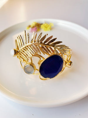 Pulsera Hoja Piedras Pulsera Hoja Piedras