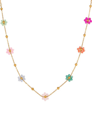 Collar Acero Florita - Mamen Aceña Collar Acero Florita - Mamen Aceña