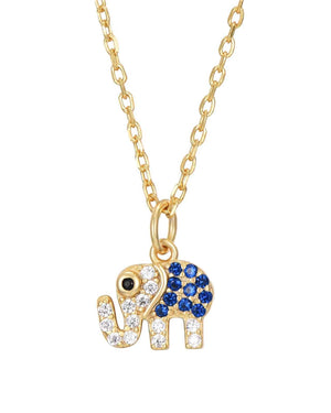 Collar Elefante Circonitas - Mamen Aceña Collar Elefante Circonitas - Mamen Aceña