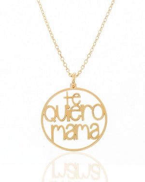 Collar Te quiero Mamá - Mamen Aceña Collar Te quiero Mamá - Mamen Aceña