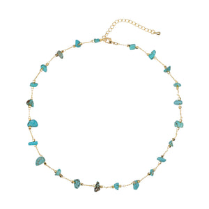Collar de trozos de turquesa Collar de trozos de turquesa