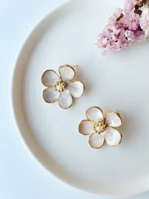 Pendientes Florita nacar Pendientes Florita nacar