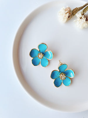 Pendientes Florita turquesa Pendientes Florita turquesa