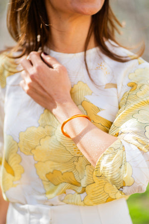 Pulsera Pan de Oro Clásica Cobre Brillante - Mamen Aceña Pulsera Pan de Oro Clásica Cobre Brillante - Mamen Aceña