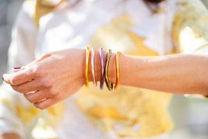 Pack 5 Pulseras Pan de Oro Clásica Colores Nuevos Pack 5 Pulseras Pan de Oro Clásica Colores Nuevos