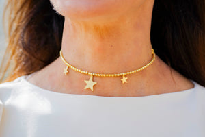 Choker Estrellas - Mamen Aceña Choker Estrellas - Mamen Aceña