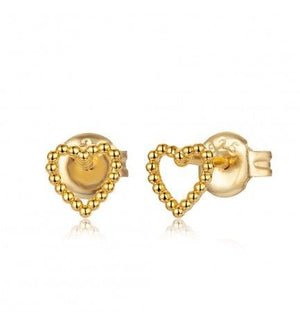 Pendientes Corazón Bolitas Pendientes Corazón Bolitas