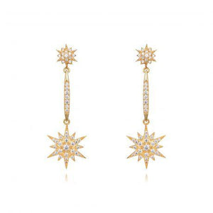 Pendientes Estrella Polar Circonitas - Mamen Aceña Pendientes Estrella Polar Circonitas - Mamen Aceña