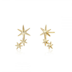 Pendiente Trepador 3 Estrellas - Mamen Aceña Pendiente Trepador 3 Estrellas - Mamen Aceña