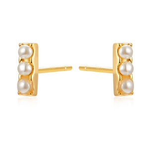 Pendientes Mini Tripearls Oro Pendientes Mini Tripearls Oro