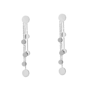 Pendientes Acero Chapitas - Mamen Aceña Pendientes Acero Chapitas - Mamen Aceña