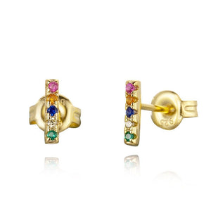 Pendientes Barrita Mini Multicolor Pendientes Barrita Mini Multicolor