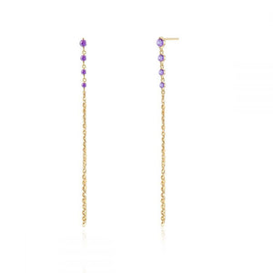 Pendientes Circonita Chain - Mamen Aceña Pendientes Circonita Chain - Mamen Aceña