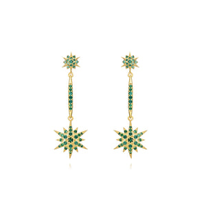 Pendientes Estrella Polar Circonitas - Mamen Aceña Pendientes Estrella Polar Circonitas - Mamen Aceña
