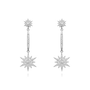 Pendientes Estrella Polar Circonitas - Mamen Aceña Pendientes Estrella Polar Circonitas - Mamen Aceña