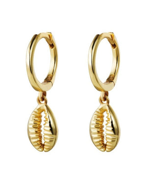 Pendientes Arito Concha Marina Oro Pendientes Arito Concha Marina Oro