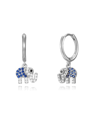 Pendientes Arito Elefante Circonitas Pendientes Arito Elefante Circonitas