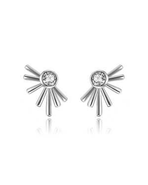 Pendientes Rayos de Sol Mini Circonitas Pendientes Rayos de Sol Mini Circonitas
