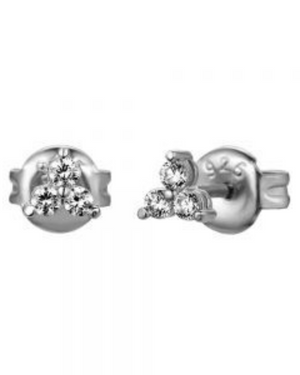 Pendientes Trébol Mini Circonitas Pendientes Trébol Mini Circonitas