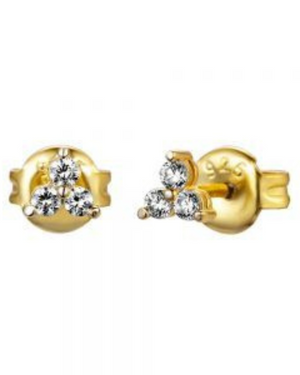 Pendientes Trébol Mini Circonitas Pendientes Trébol Mini Circonitas