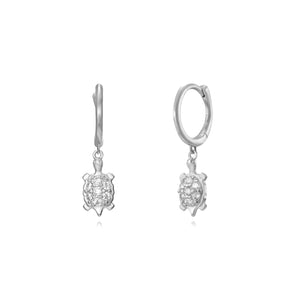 Pendientes Arito Tortuga Circonitas Pendientes Arito Tortuga Circonitas