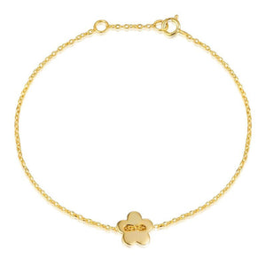 Pulsera Flor Oro - Mamen Aceña Pulsera Flor Oro - Mamen Aceña