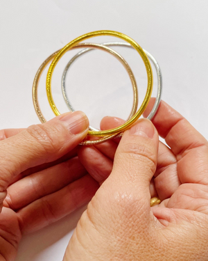 Pulsera Pan de Oro Fina Pulsera Pan de Oro Fina