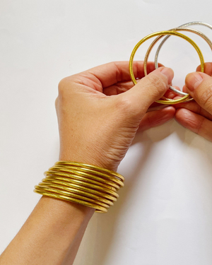 Pulsera Pan de Oro Fina - Mamen Aceña Pulsera Pan de Oro Fina - Mamen Aceña