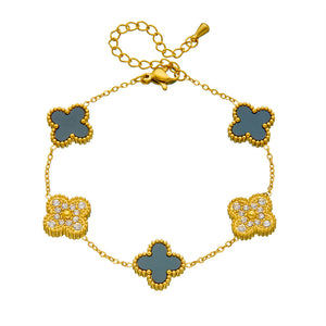 Pulsera Acero Tréboles Pulsera Acero Tréboles