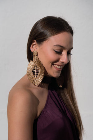 Pendientes de Palma Claudia (11 colores) Pendientes de Palma Claudia (11 colores)