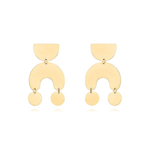 Pendientes Acero Shapes - Mamen Aceña Pendientes Acero Shapes - Mamen Aceña