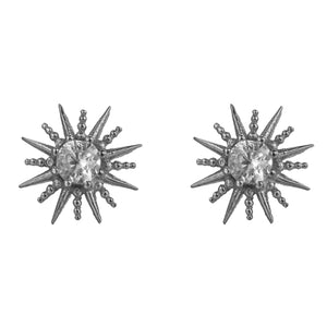 Pendientes Mini Sol Circonitas Pendientes Mini Sol Circonitas