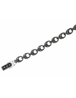 Pulsera Plata y Marcasitas Claire Pulsera Plata y Marcasitas Claire