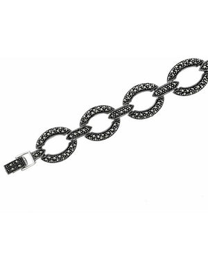 Pulsera Plata y Marcasitas Janet Pulsera Plata y Marcasitas Janet