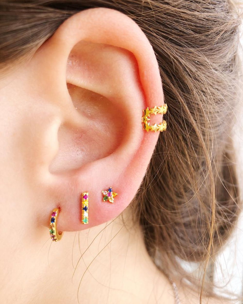 Pendientes Flor Margarita