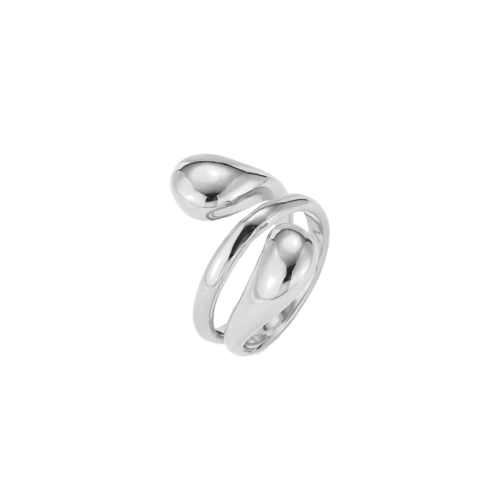 Anillo Víbora Acero - Mamen Aceña