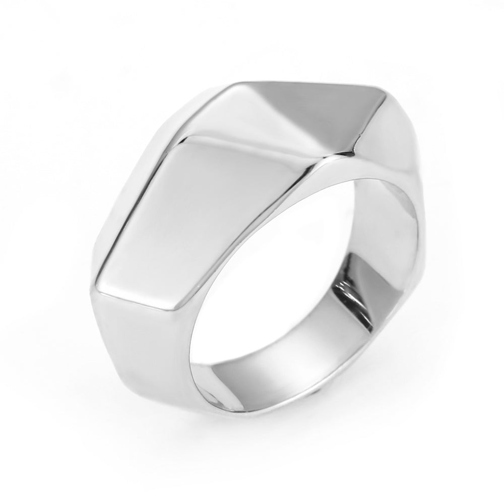 Anillo Diamante Acero - Mamen Aceña