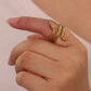 Anillo Serpiente Acero