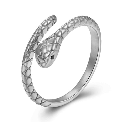 Anillo Serpiente Plata