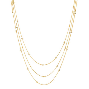Collar Triple Bolitas