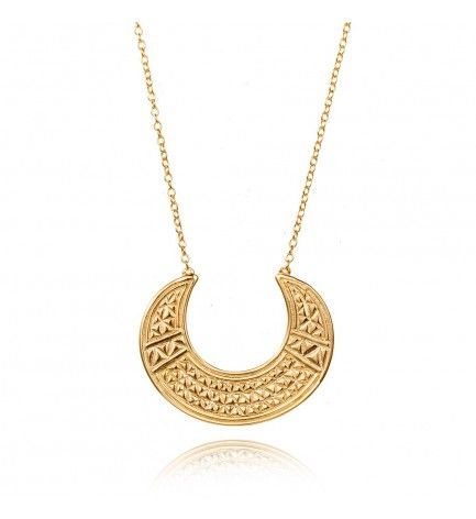 Collar Big Moon Oro - Mamen Aceña