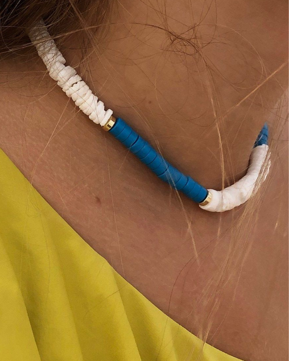 Collar Nador Blanco - Mamen Aceña