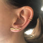 Ear Cuff Bolitas Doble