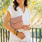 Bolso de mano Palma Natural Marrón-Natural