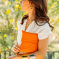Bolso de mano Palma Natural Naranja