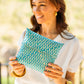 Bolso de mano Palma Natural Turquesa-Natural